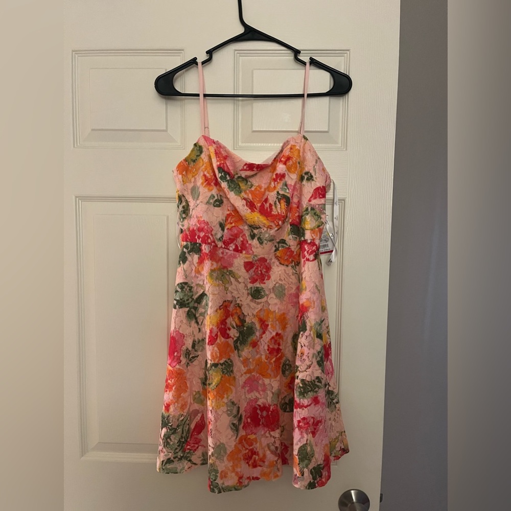 David’s bridal A line dress Pink - BNWT Size 8